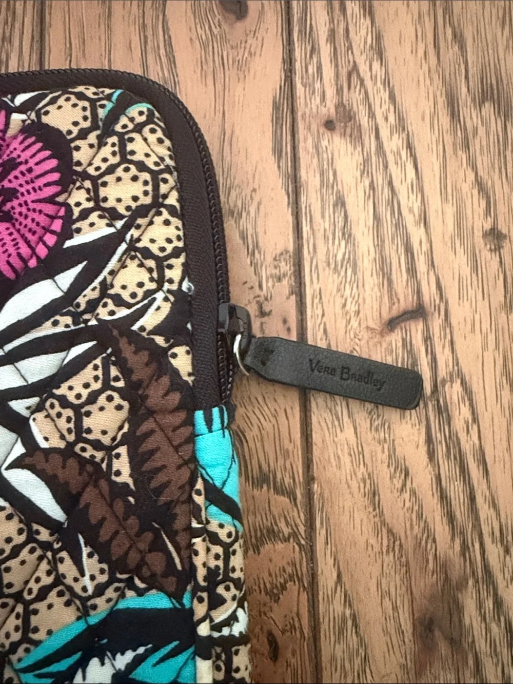 Vera Bradley Laptop Sleeve - Canyon Road, quilted
